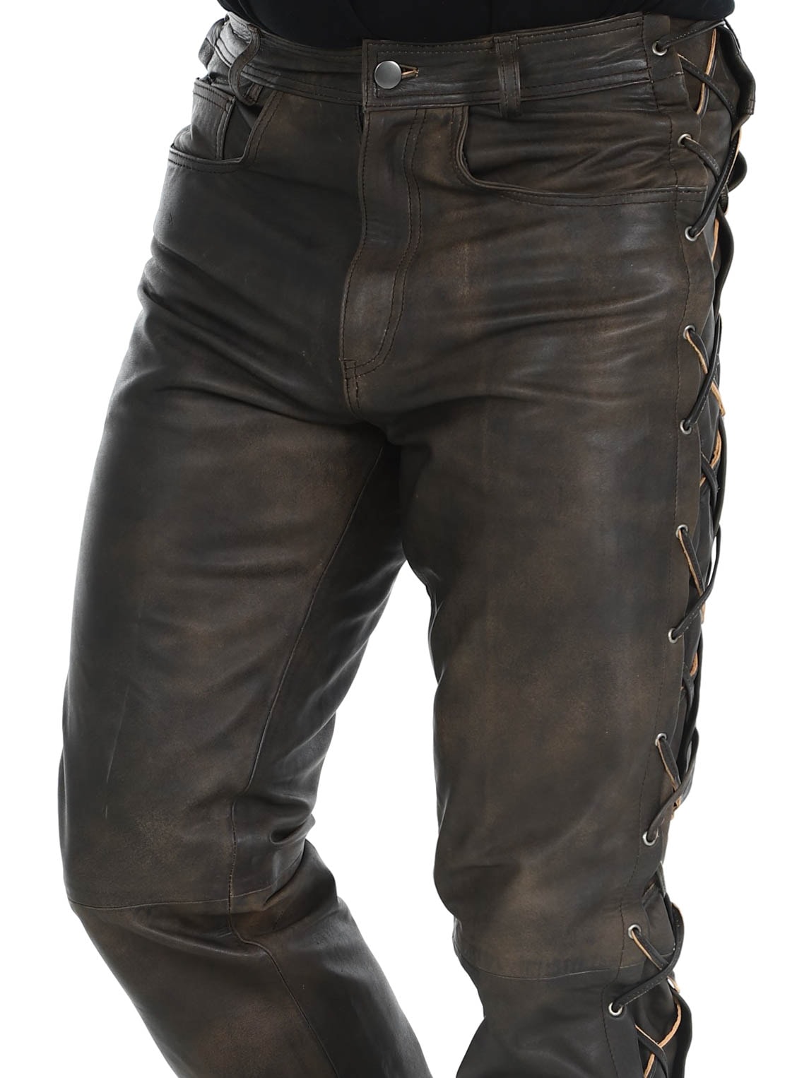 -RD Premium Nitro Skinnbukse - Rød-RD Premium Nitro leather pants brown_9.jpg