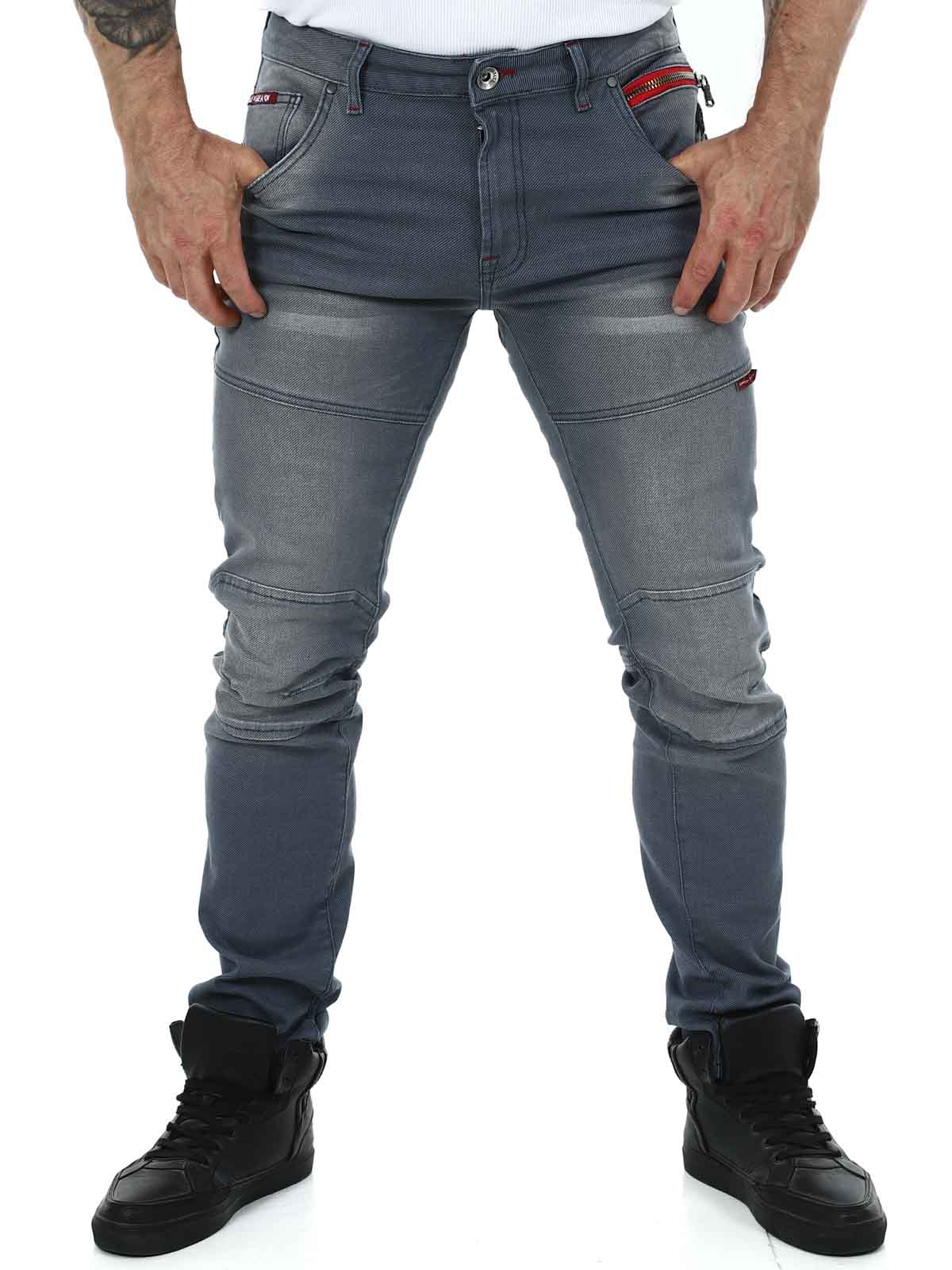 Alonzo Cipo Baxx Jeans - Grey_1.JPG