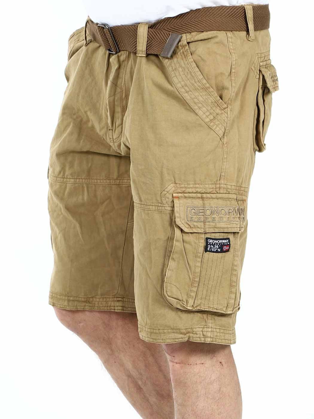 Geo Norway Pionerc Cargo Shorts - Khaki_7.jpg