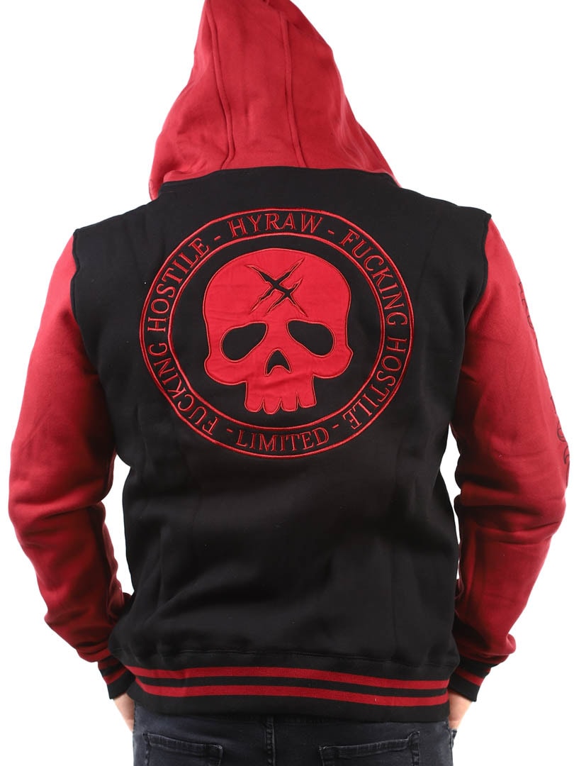 Hyraw Red Skull Zip Red_5.jpg