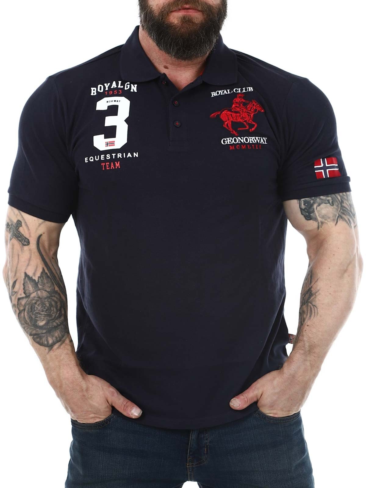 KLUB GEO NORWAY Polo Navy_1.jpg