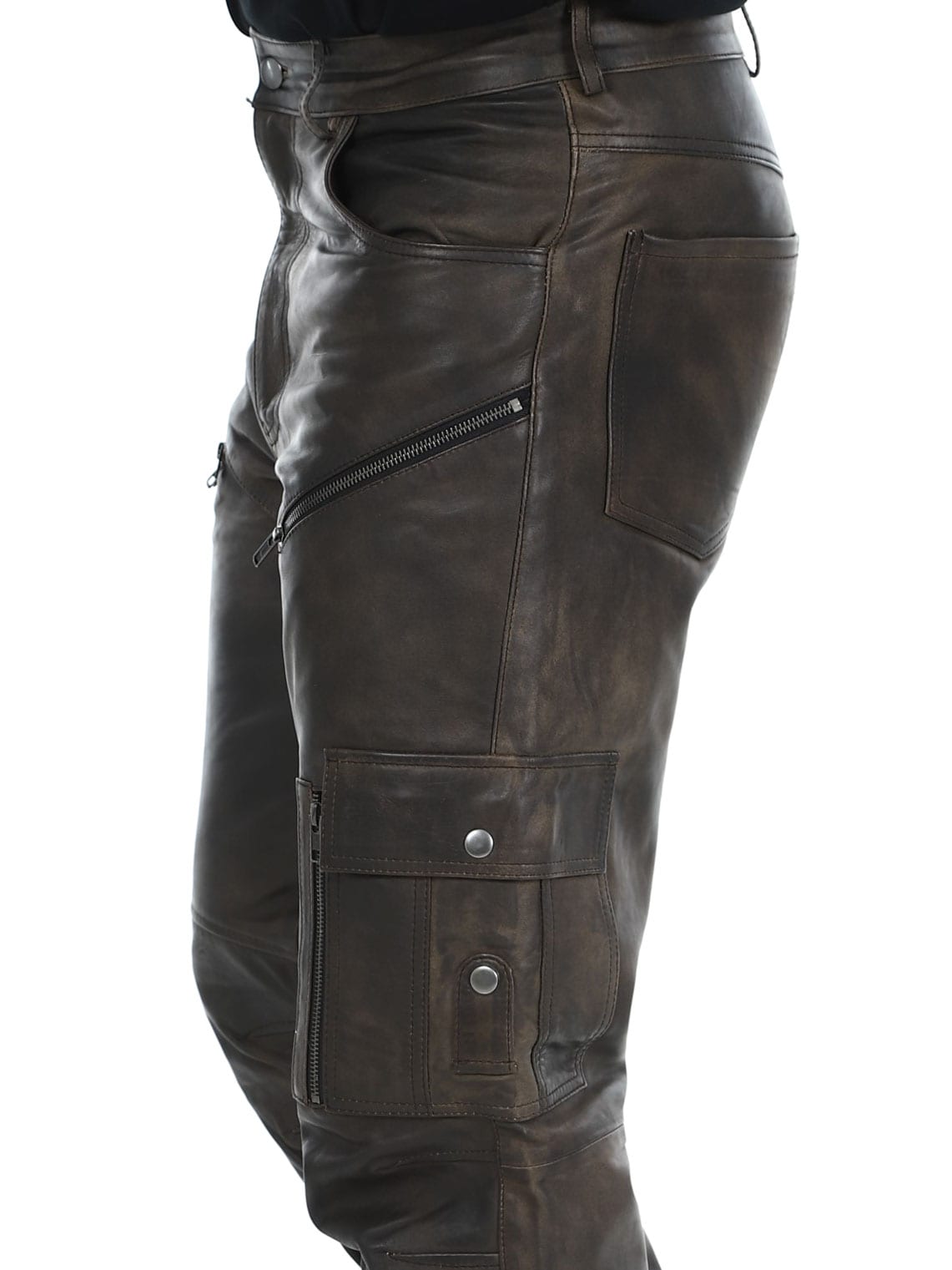 RD Salvatoro Leather Pants Brown-RD Premium Nitro Skinnbukse - Rød-RD Premium Nitro leather pants brown_6.jpg