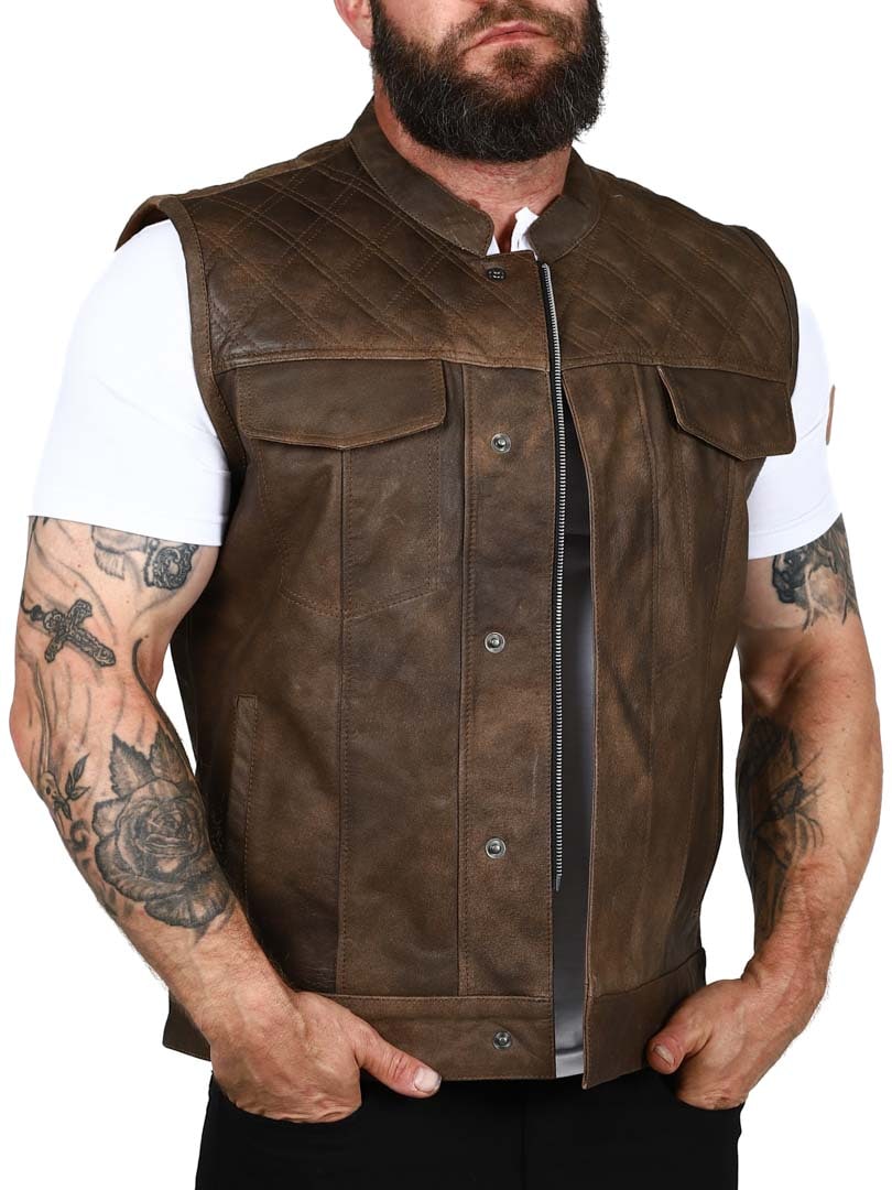 RD Turbo Ride Leather Vest - Brown_1.jpg